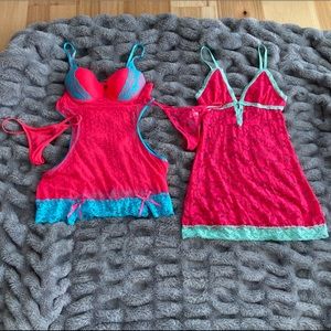 Summer colors! Lingerie- both size mediums.